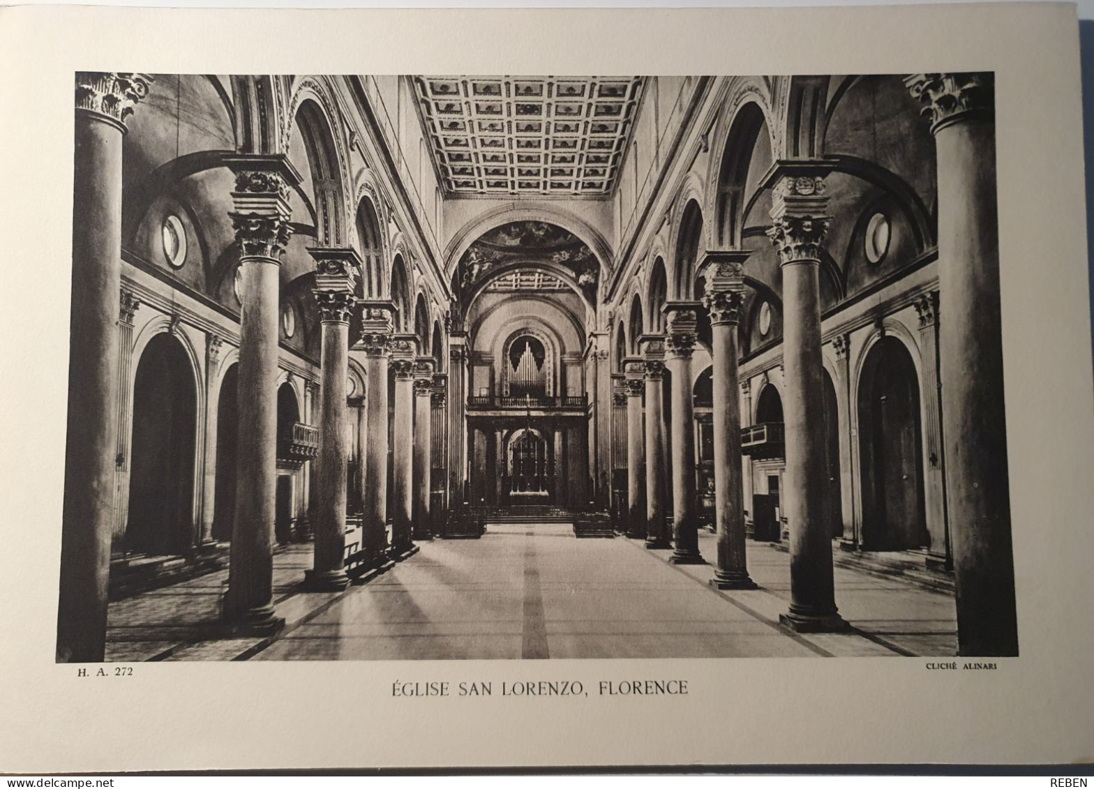 ITALIE FLORENCE - Lot De 6 Images Hors Texte - Année Vers 1930 (?) - Geographie