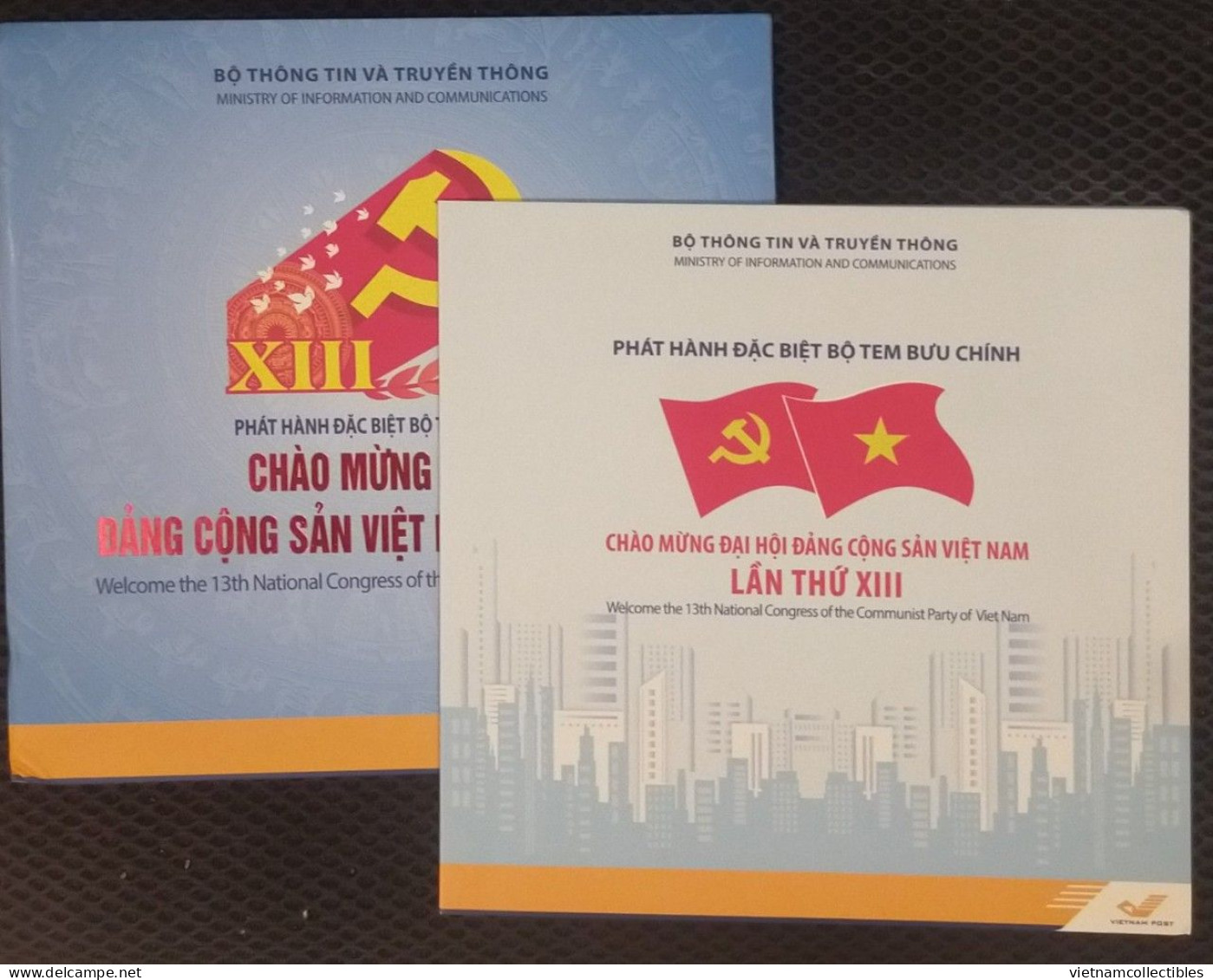 Vietnam Viet Nam Presentation Folder 2021 : Greeting 13st Communist Party Conference / President Ho Chi Minh (Ms1140) - Viêt-Nam