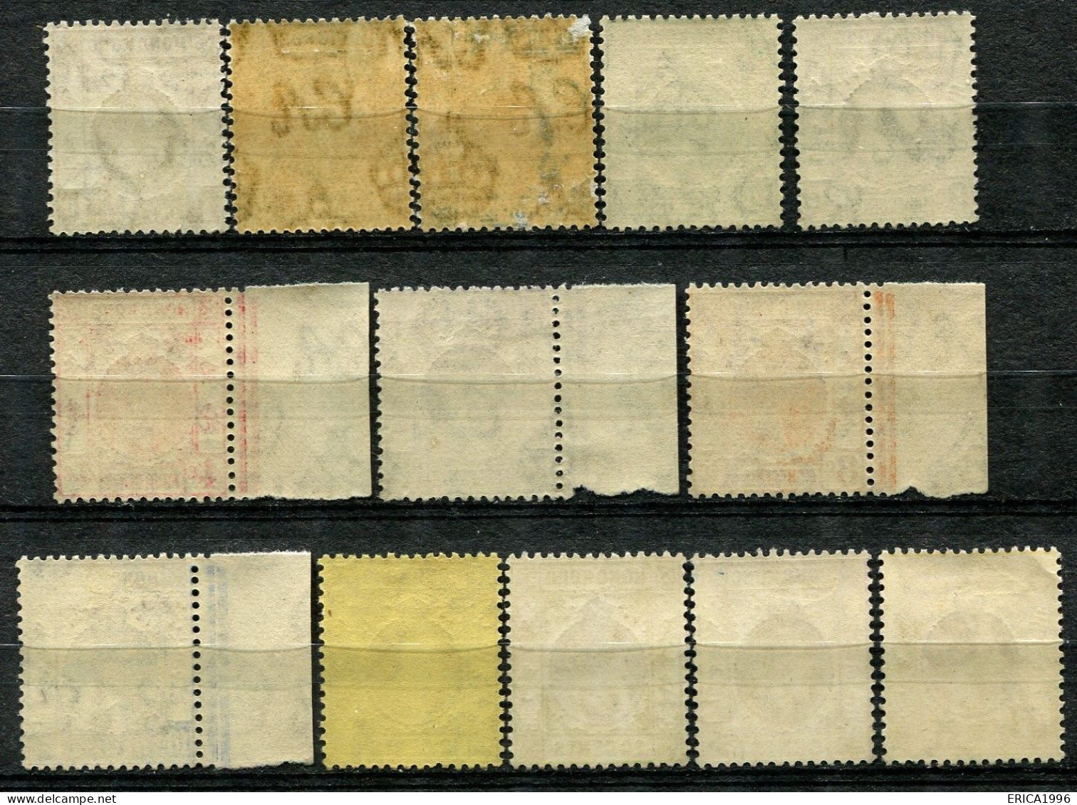 Z3752 HONG KONG CINA CHINA 1921-37 KGV Lotto Di 13 Francobolli Nuovi MH*-MNH**, Valore Catalogo € 148,  Buone E Ottime C - Unused Stamps