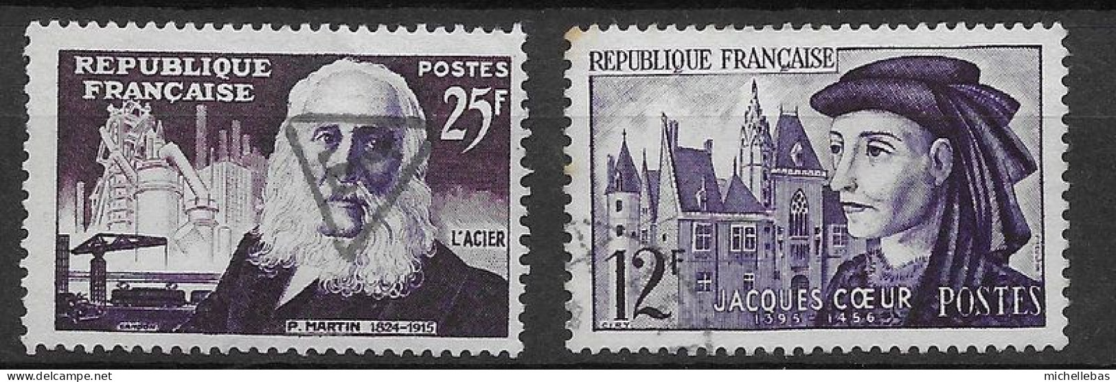 PERSONNAGES : P MARTIN - JACQUES COEUR - Used Stamps