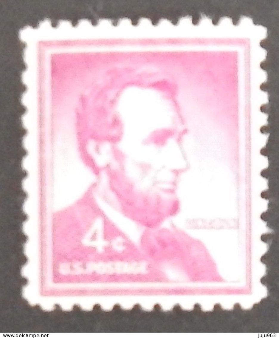 USA YT 589 NEUF** MNH "A.LINCOLN"  ANNÉE 1954 - Unused Stamps