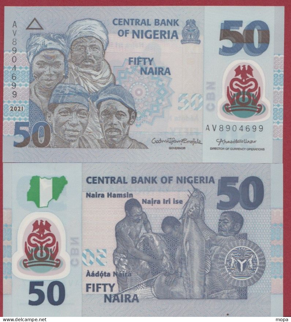 Nigéria- 50 Naira ----2021---UNC---(479) - Nigeria