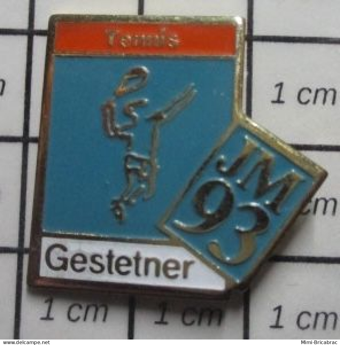 1920 Pin's Pins / Beau Et Rare / SPORTS / TENNIS  JEUX MEDITERRANEENS 1993 GESTETNER JM93 - Zeilen