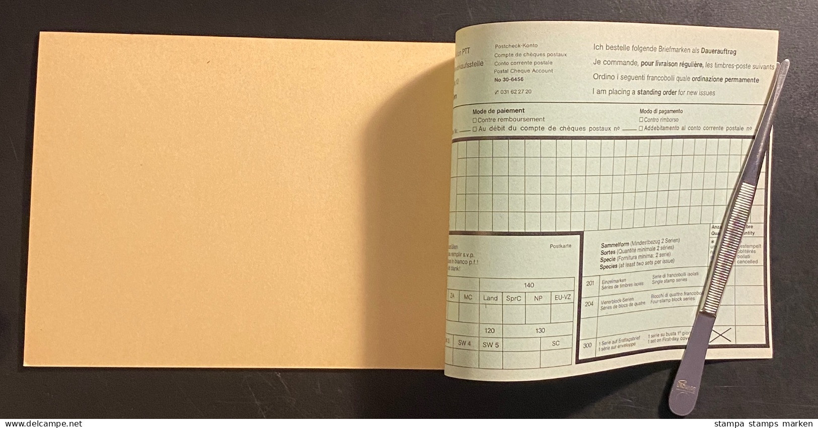 Schweiz 1978 Ganzsache Postkarte Mi. P 238 Nicht Gelaufen Im Original-Verkaufsheft Zu 5 Stk. Mit Beiden Deckblättern - Ganzsachen