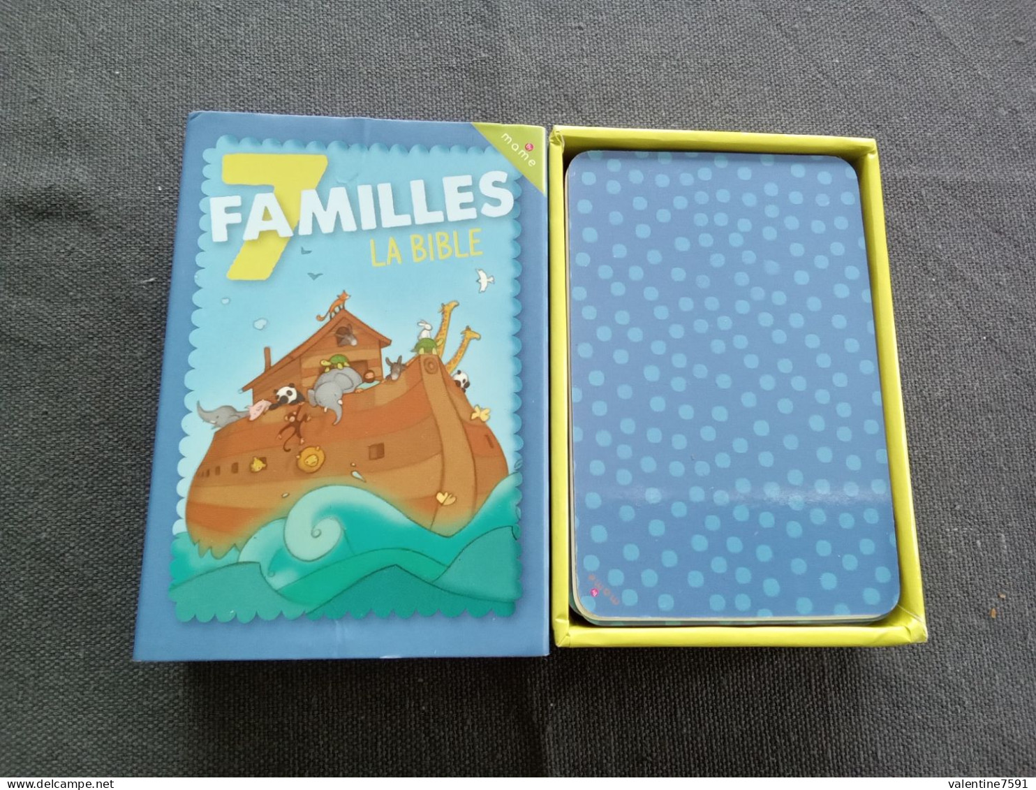 Jeu De 7 Familles  "  LA BIBLE ’  Dans Coffret     Bon état     Net  5 - Playing Cards (classic)