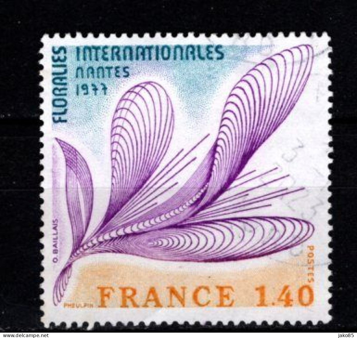- FRANCE - 1977 - YT N° 1931 - Oblitéré -  Floralies De Nantes - Usados
