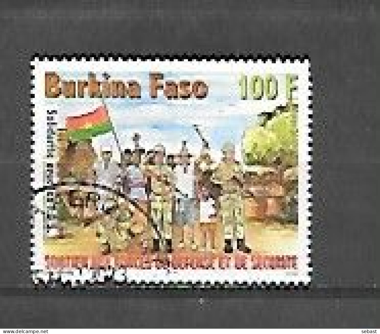TIMBRE OBLITERE DU BURKINA DE 2019 - Burkina Faso (1984-...)