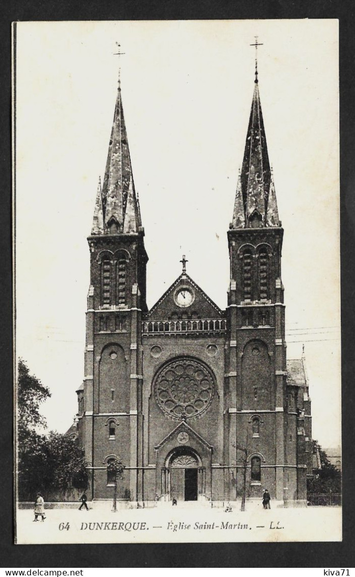 DUNKERQUE   " Eglise Saint-Martin  "   1908 - Dunkerque