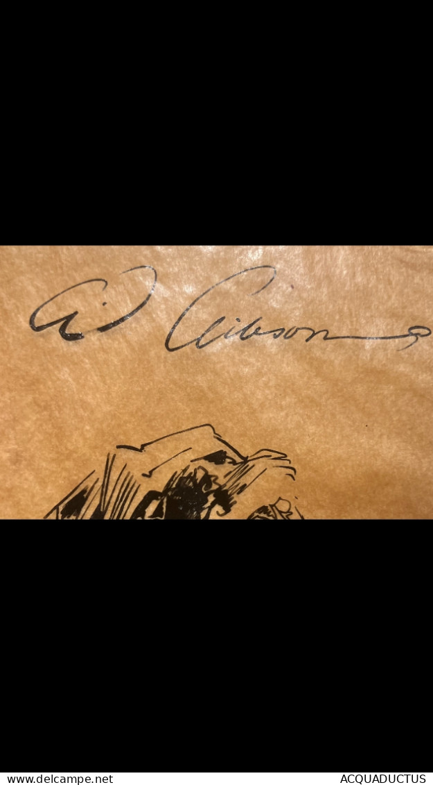 Charles Dana Gibson - Sitting Woman - Drawings