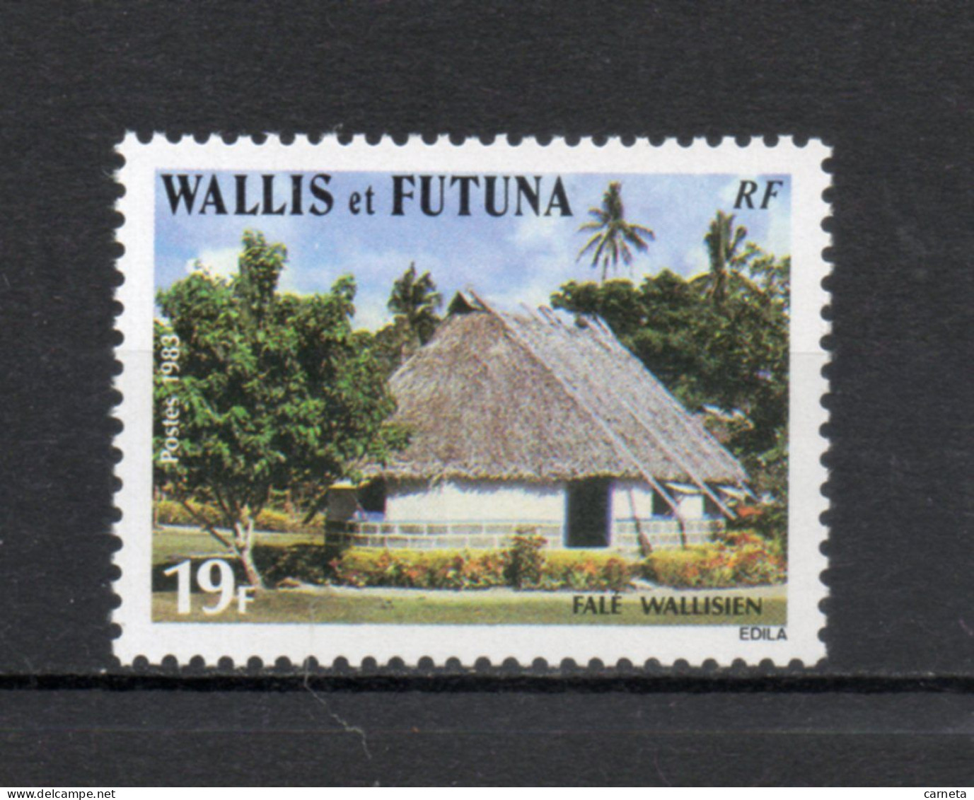 WALLIS ET FUTUNA N° 302   NEUF SANS CHARNIERE COTE 0.80€    MAISON - Ungebraucht