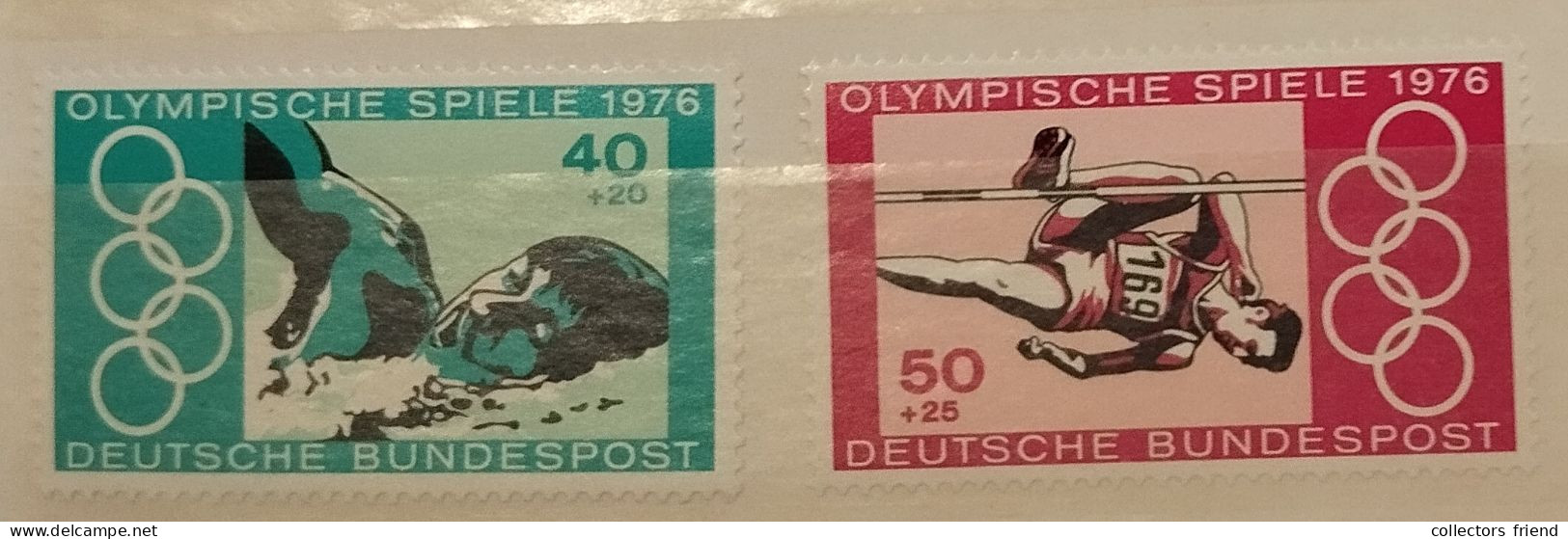 Germany BRD - Olympia Olimpiques Olympic Games - Montreal '76 - Mi. 886/887 - MNH** - Ete 1976: Montréal