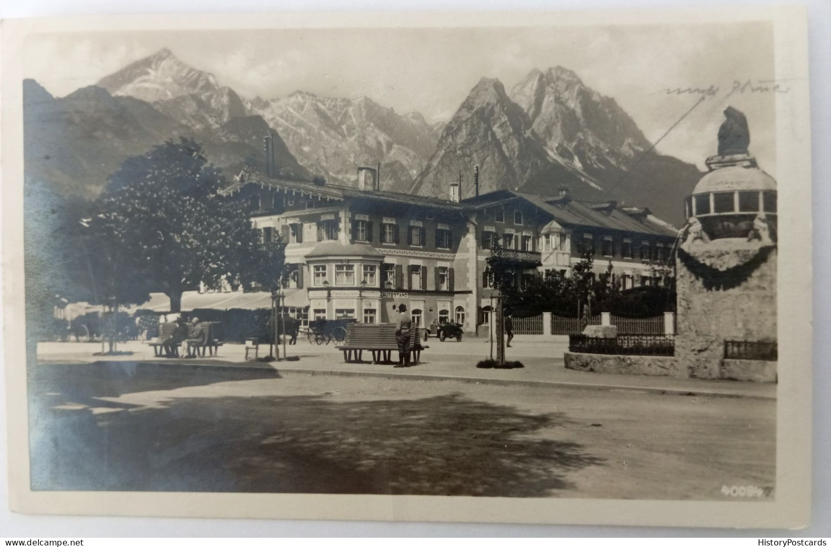 Garmisch, Bayerische Alpen, Clausing's Posthotel, 1929 - Garmisch-Partenkirchen