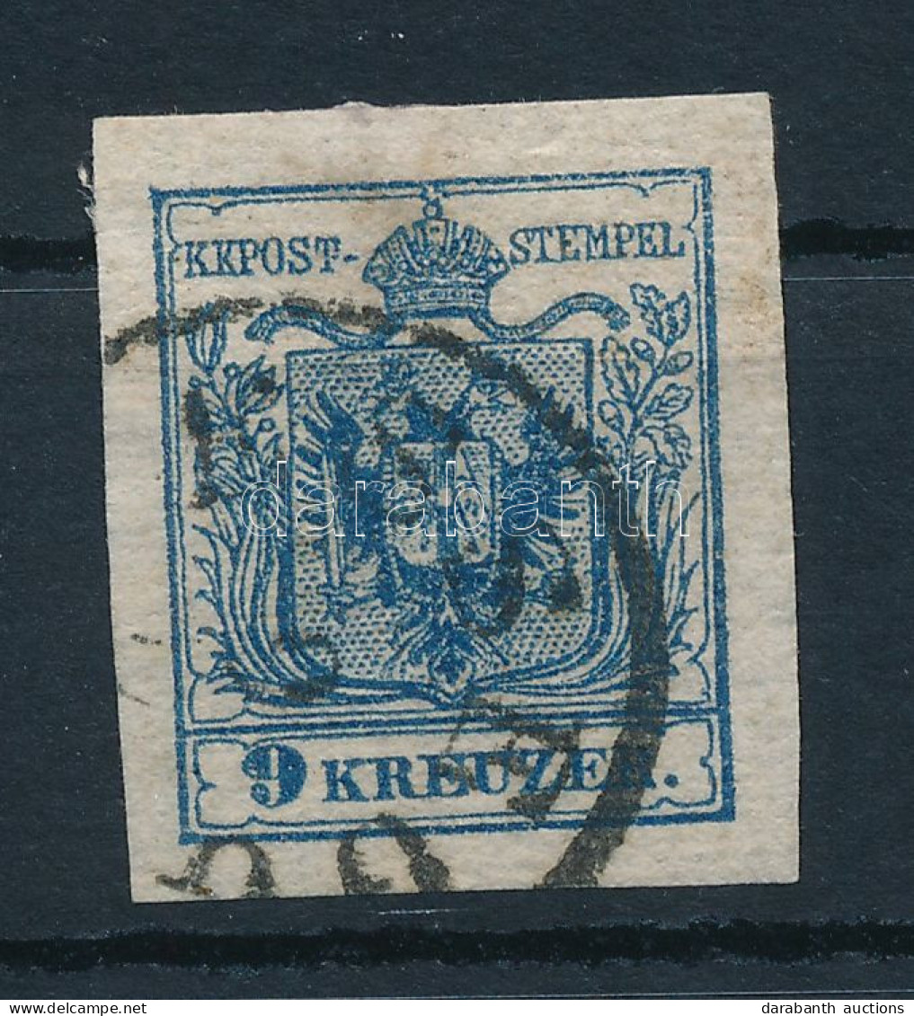 O 1850 9kr HP III. Lemezhibás Bélyeg "ESSEGG" - Autres & Non Classés