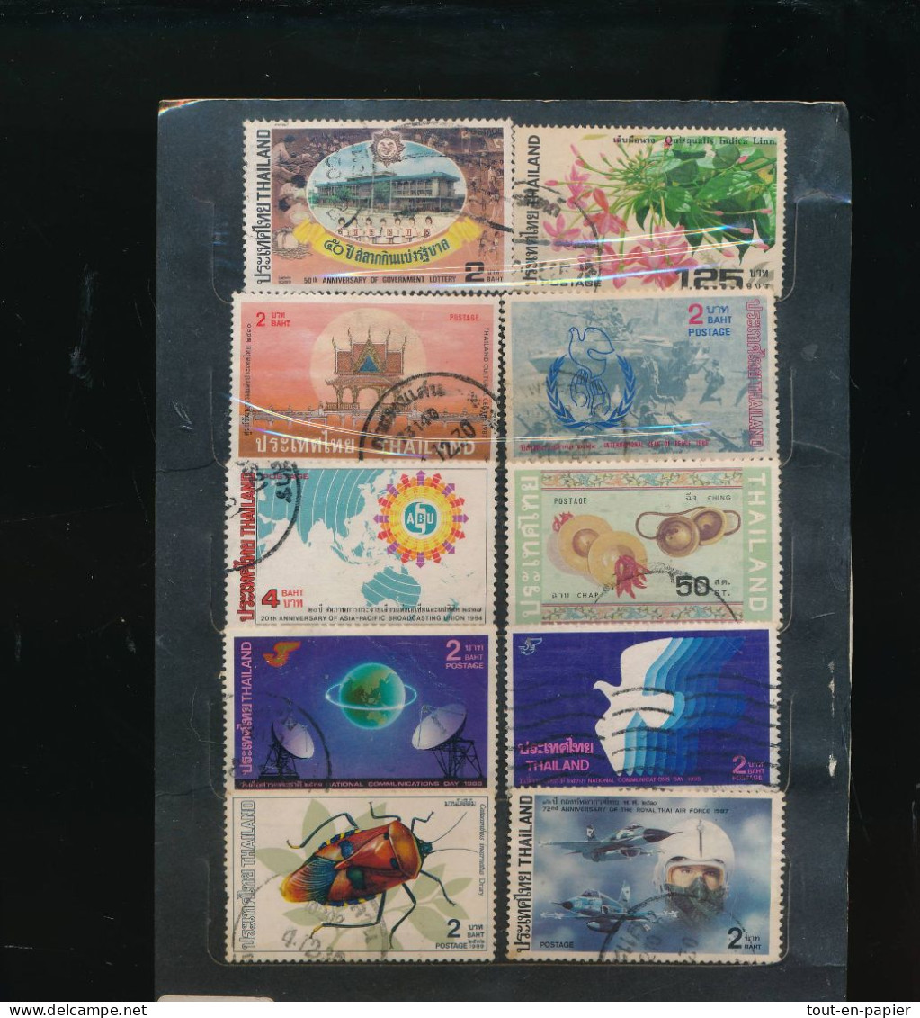 Lot De Timbres Thaïlande à Identifier - 1989 ??? - Thaïlande