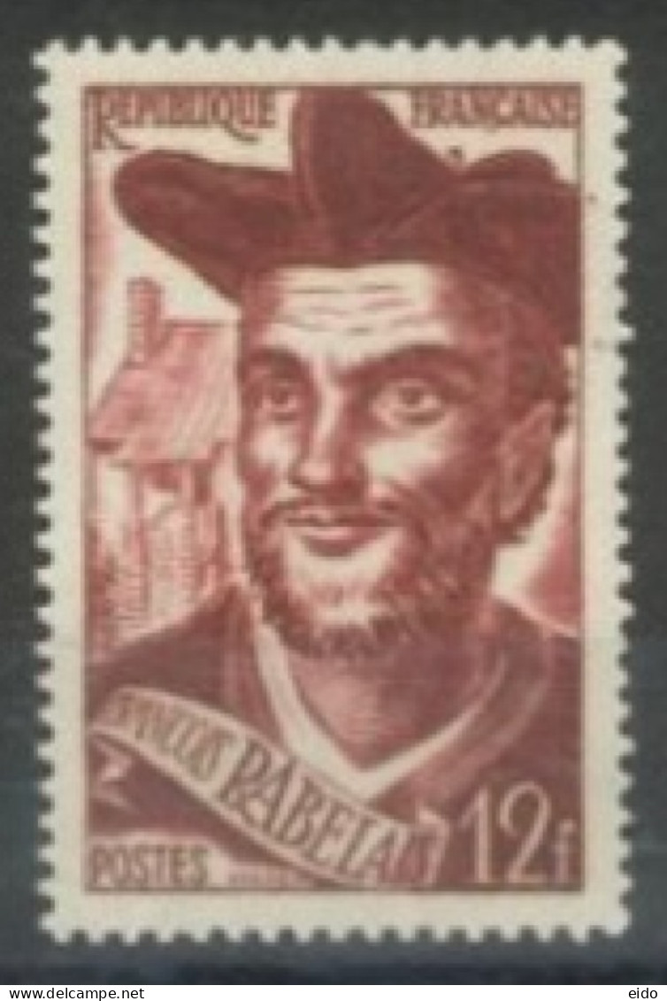 FRANCE - 1950 - FRANCOIS RABELAIS STAMP, # 866, UMM (**). - Nuevos