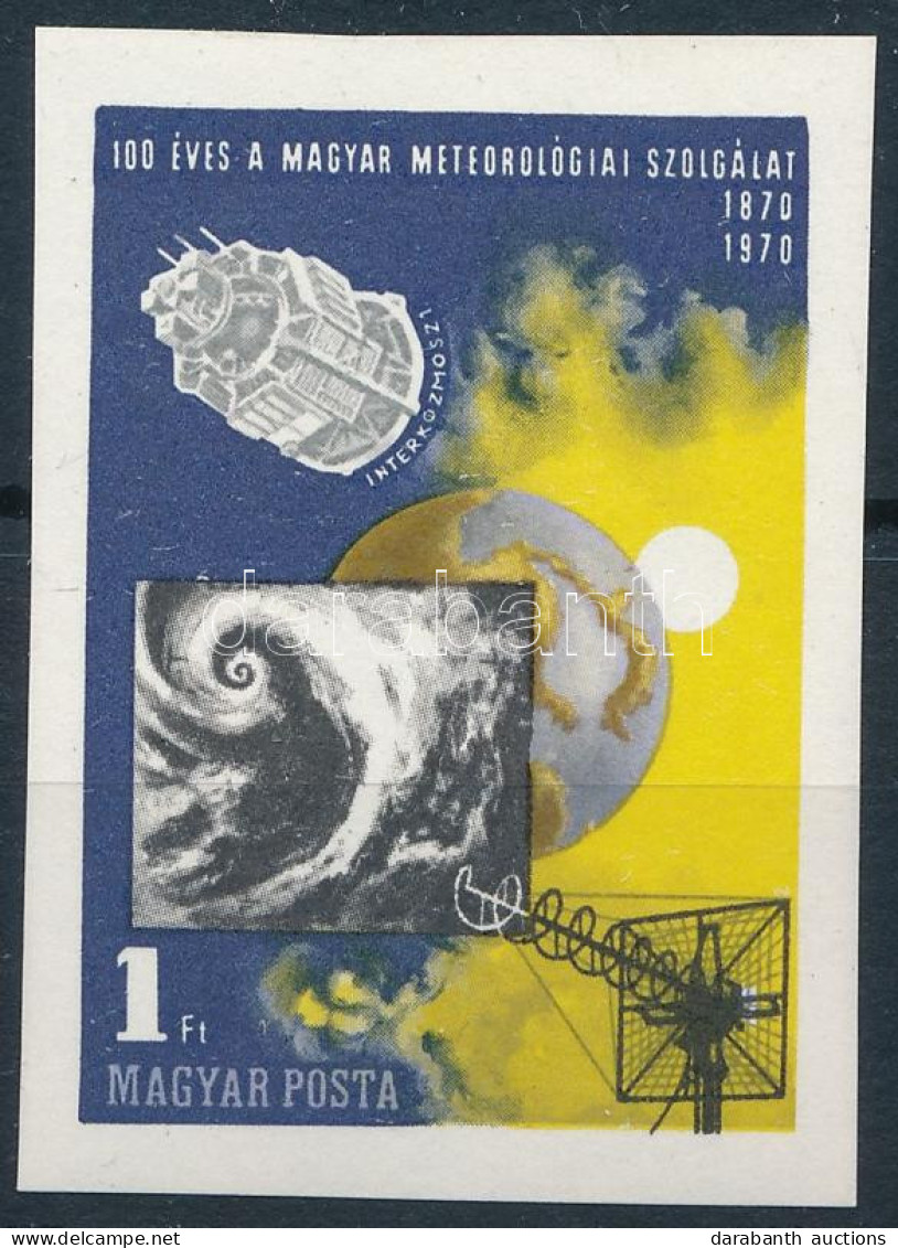 ** 1970 Meteorológiai Szolgálat Vágott Bélyeg - Other & Unclassified