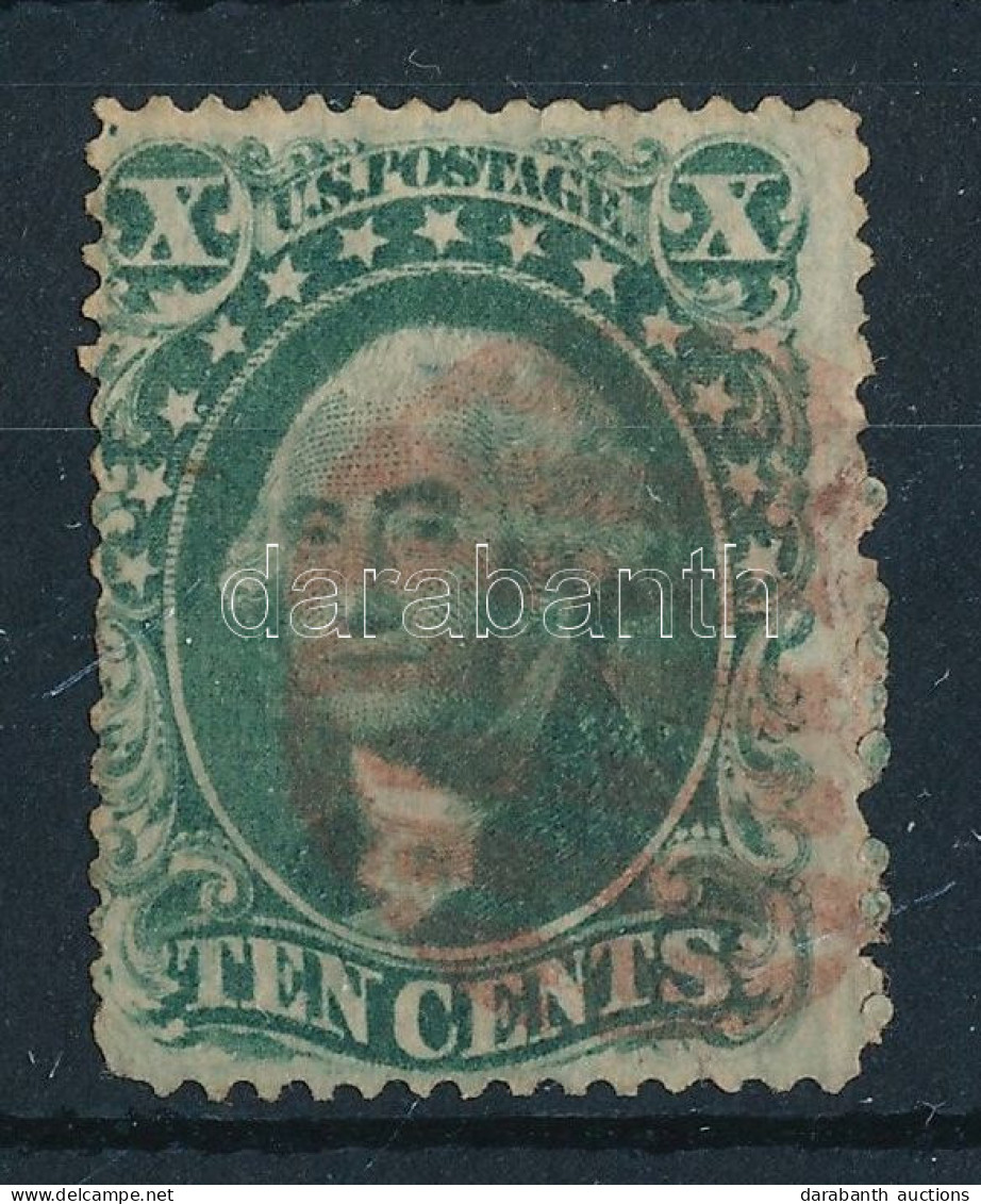 O Amerikai Egyesült Államok 1851 Mi 6 (Mi EUR 100,-) (foghibák / Perforation Faults) - Autres & Non Classés