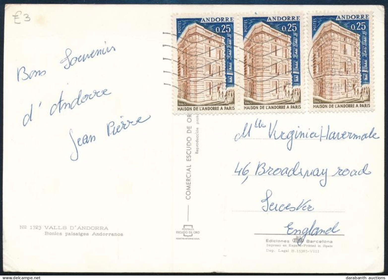 Andorra - Francia Posta 1965 - Sonstige & Ohne Zuordnung
