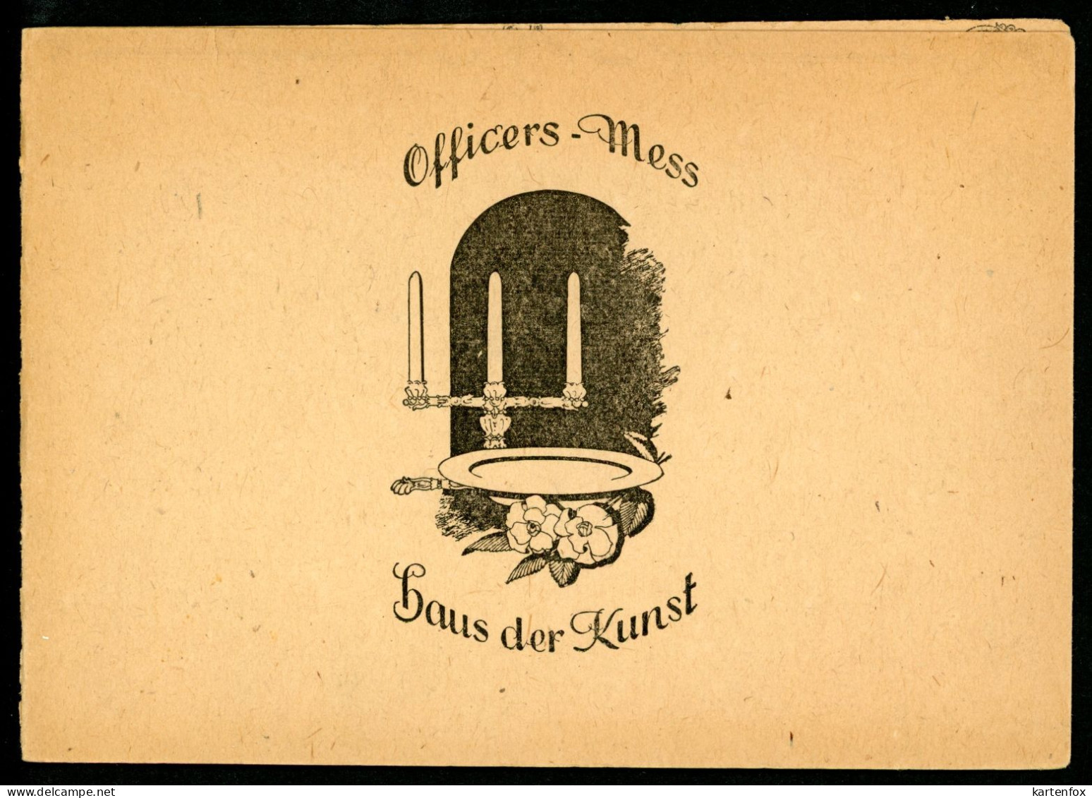 Speisekarte,Menu-Card,4.12.1948,München,Haus Der Kunst, Officers Mess, US Army - Menú