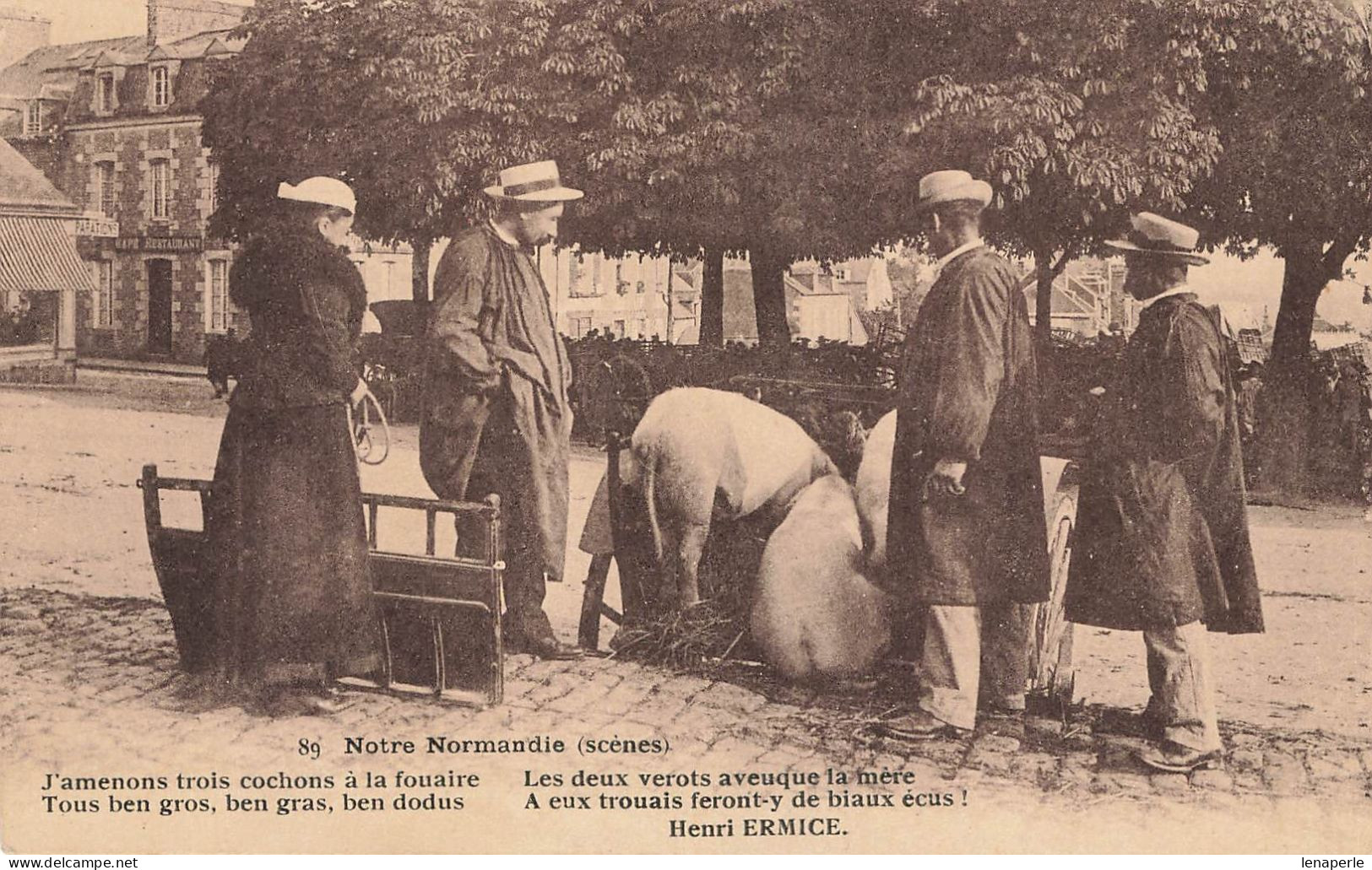 D4303 Notre Normandie Cochons A La Foire - Haute-Normandie