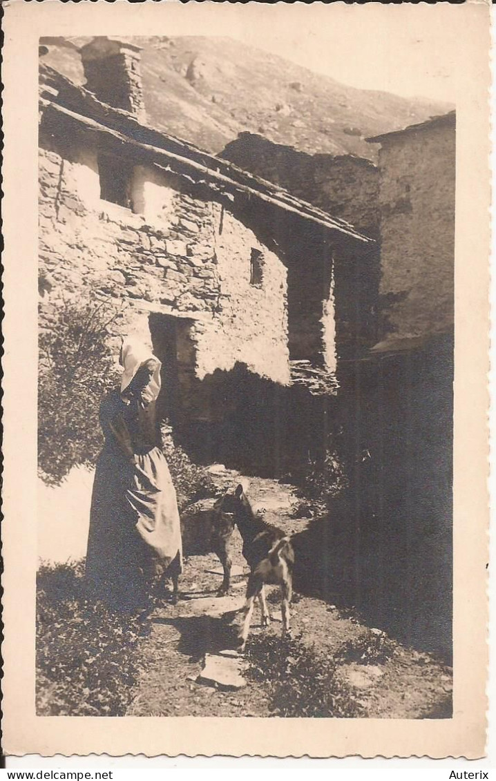 01 Cate-photo Pont De Vaux Borjon Femme Et Chevre Goat - Pont-de-Vaux