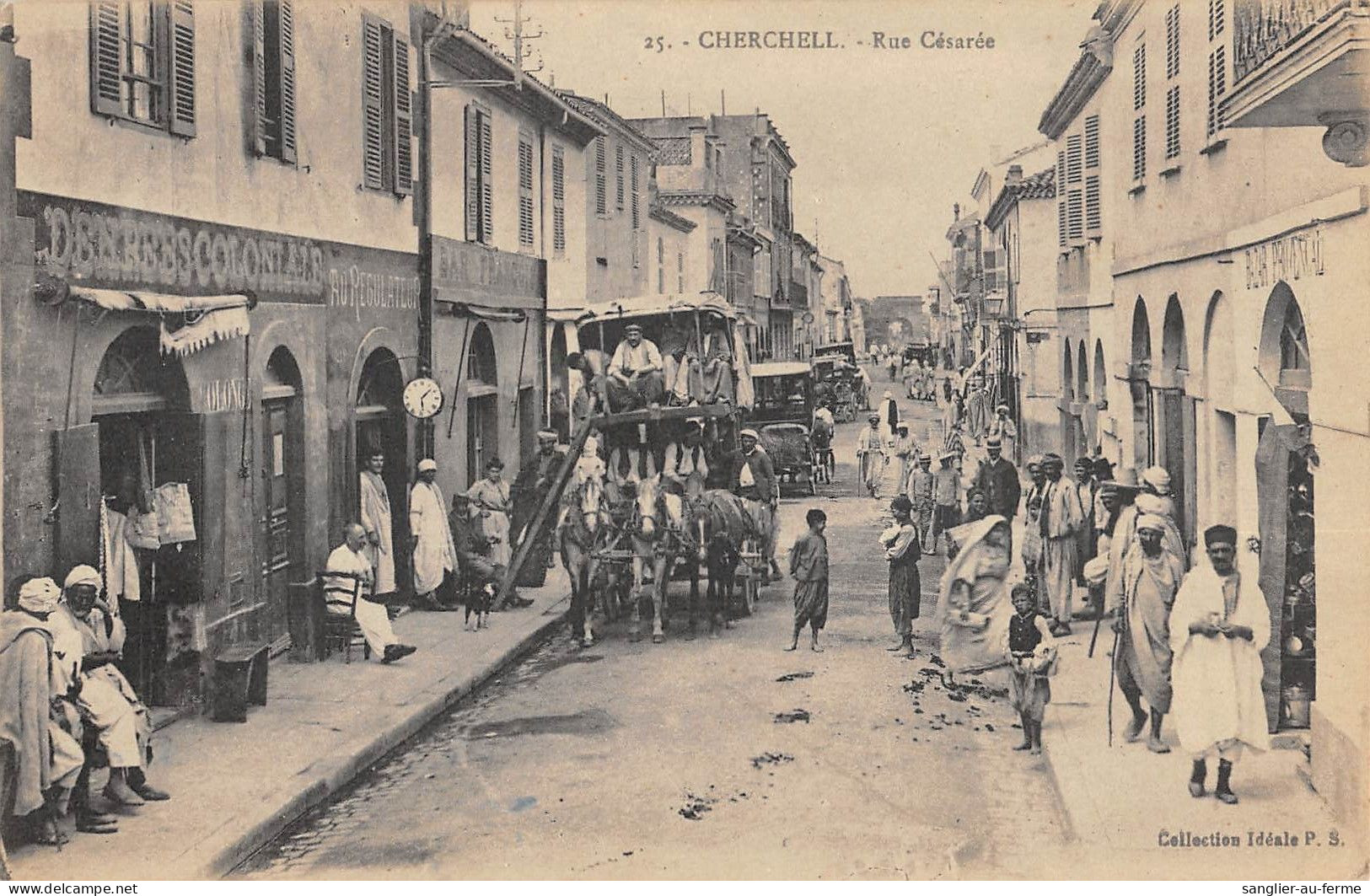 CPA ALGER / CHERCHELL / RUE CESAREE - Andere & Zonder Classificatie