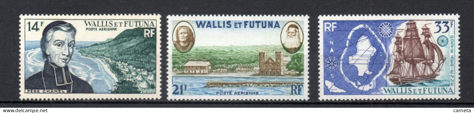 WALLIS ET FUTUNA  PA  N° 15 à 17   NEUFS SANS CHARNIERE COTE 17.00€   CHANEL PAYSAGE CARTE BATEAUX - Unused Stamps