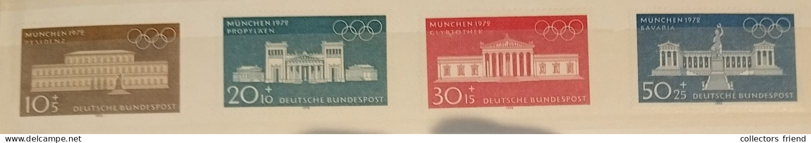 Germany - Olympia Olimpiques Olympic Games - München Munich '72 - Einzelmarken Aller Olympiamarken - MNH** - 12 Stamps - Verano 1972: Munich