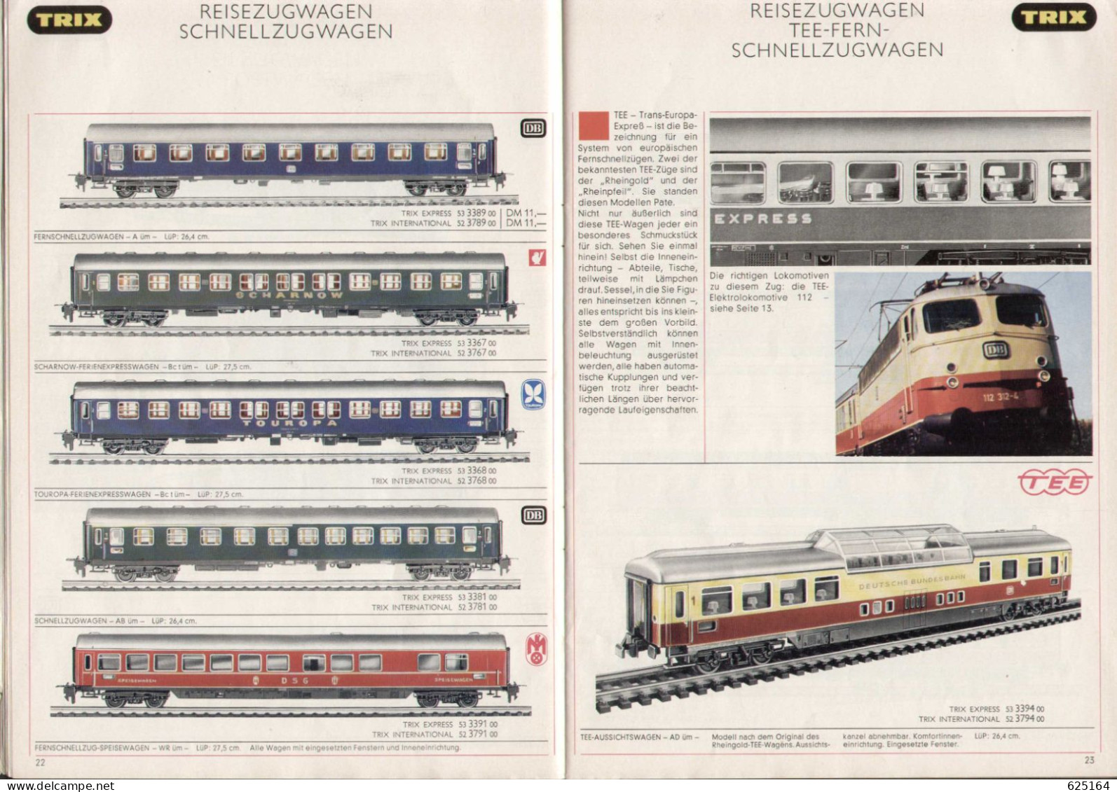 Catalogue TRIX MINITRIX 1970 Gesamtkatalog  HO 1/87 - N 1/160 - Allemand