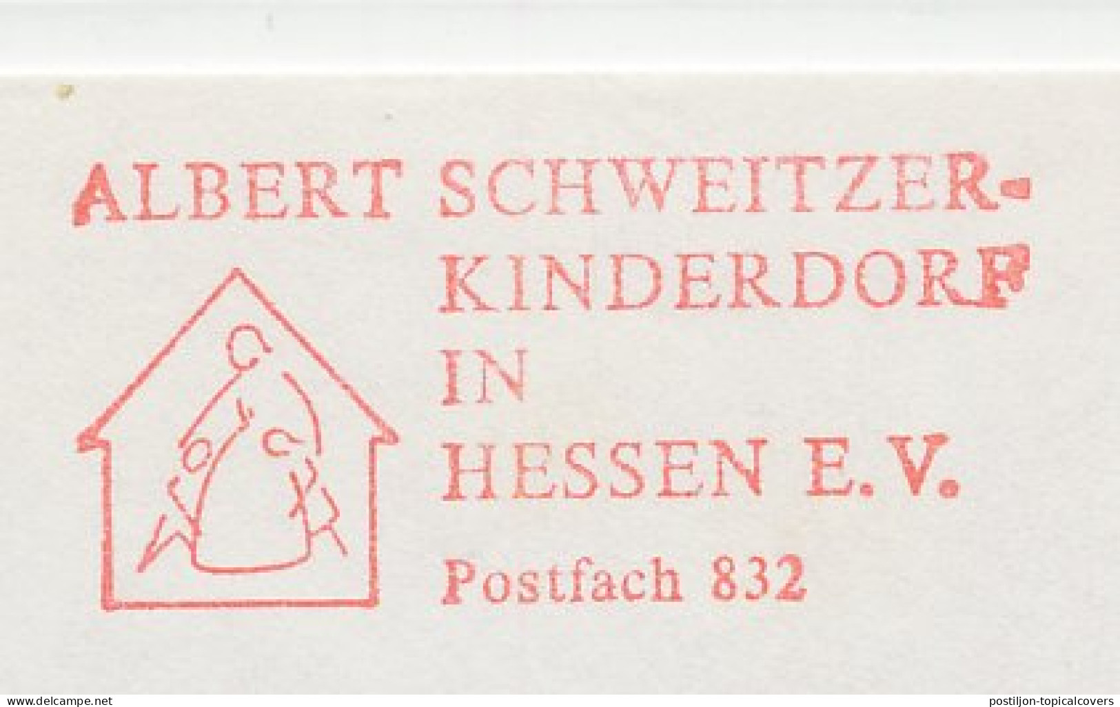 Meter Cut Germany 1982 Children Village - Albert Schweitzer - Autres & Non Classés