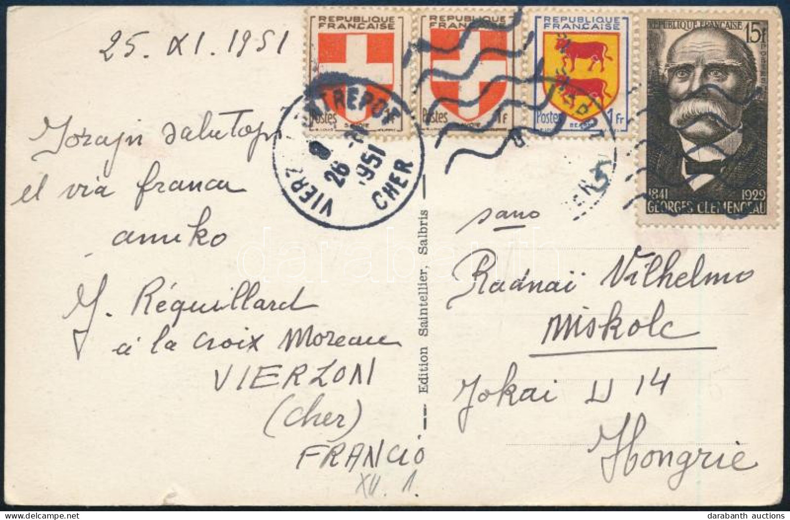 Franciaország 1951 - Autres & Non Classés