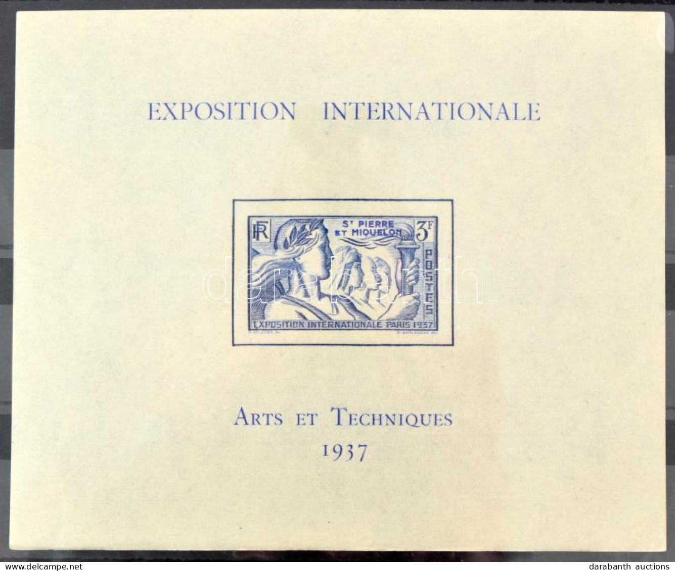 ** Francia Gyarmatok (23 Ország) Klf Blokkjai Az 1937 Párizsi Világkiállítás Alkalmából, Jó Minőségben Stecklapokon (~ M - Autres & Non Classés