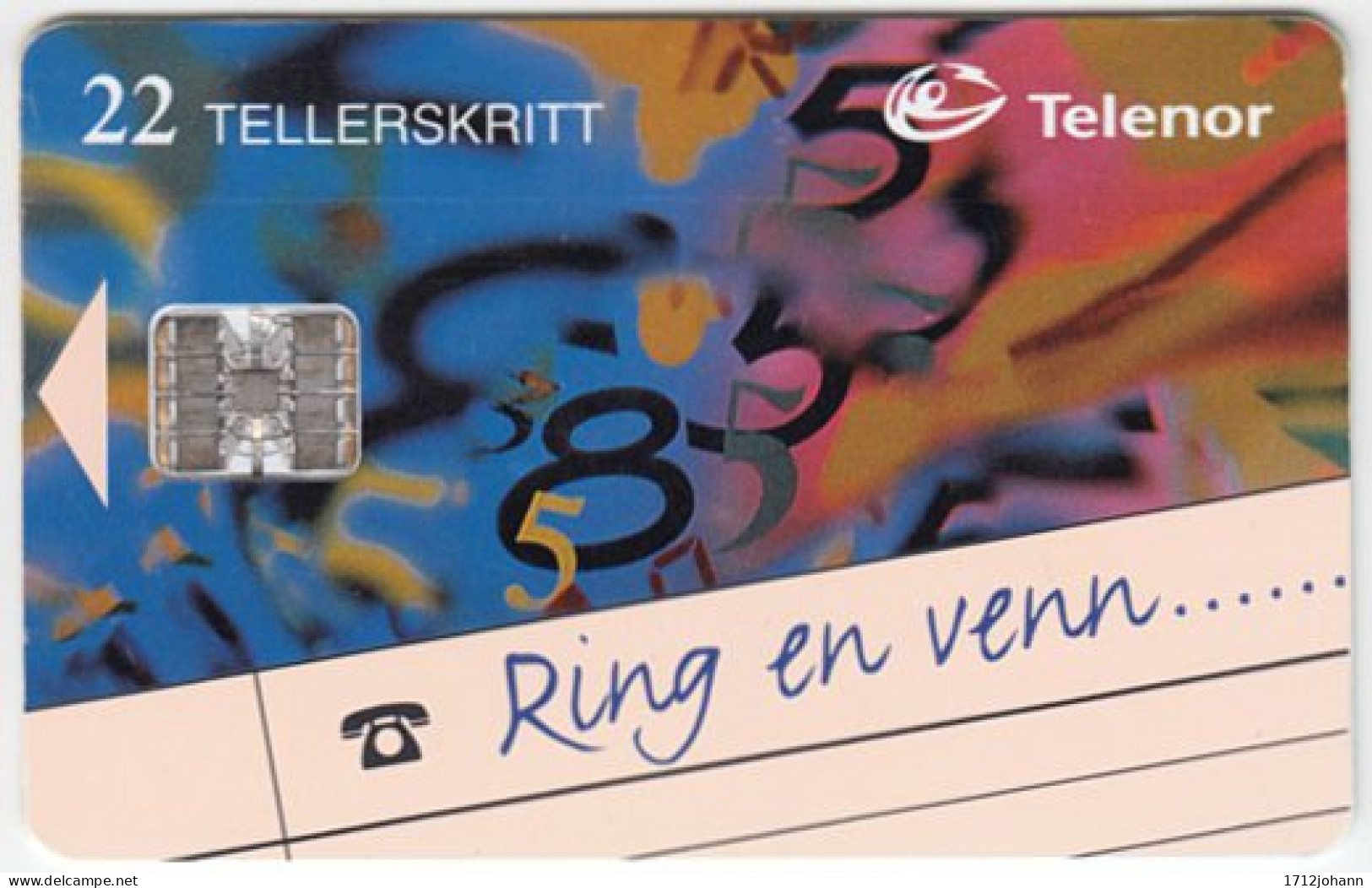 NORWAY A-238 Chip Telenor - Used - Norvège