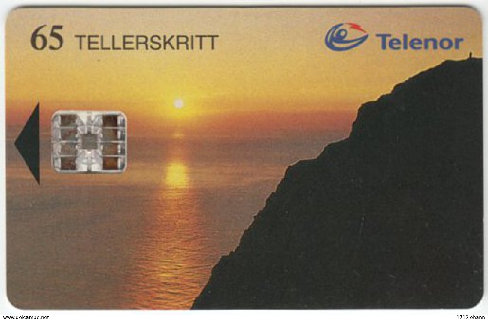 NORWAY A-273 Chip Telenor - Landscape, Coast - Used - Norway