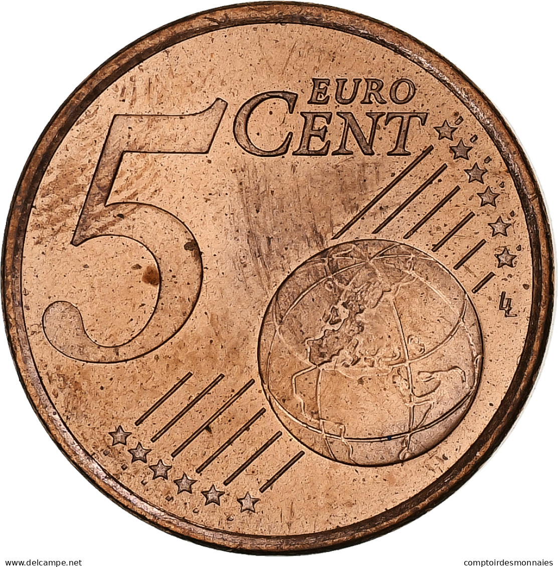 France, 5 Euro Cent, 2000, Paris, SUP+, Cuivre Plaqué Acier, KM:1284 - France