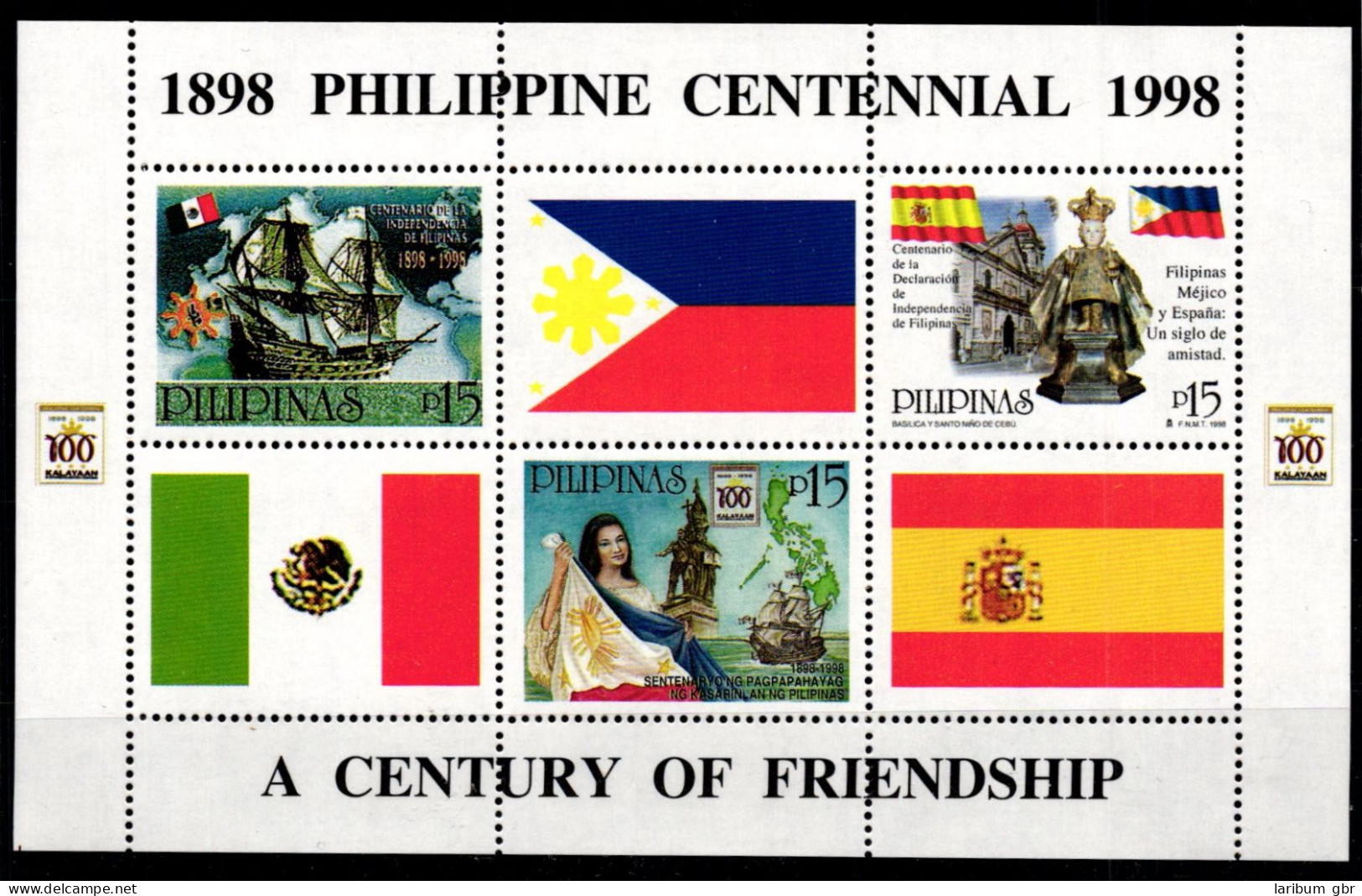 Philippinen Blocks 122 Postfrisch #FW594 - Filippine