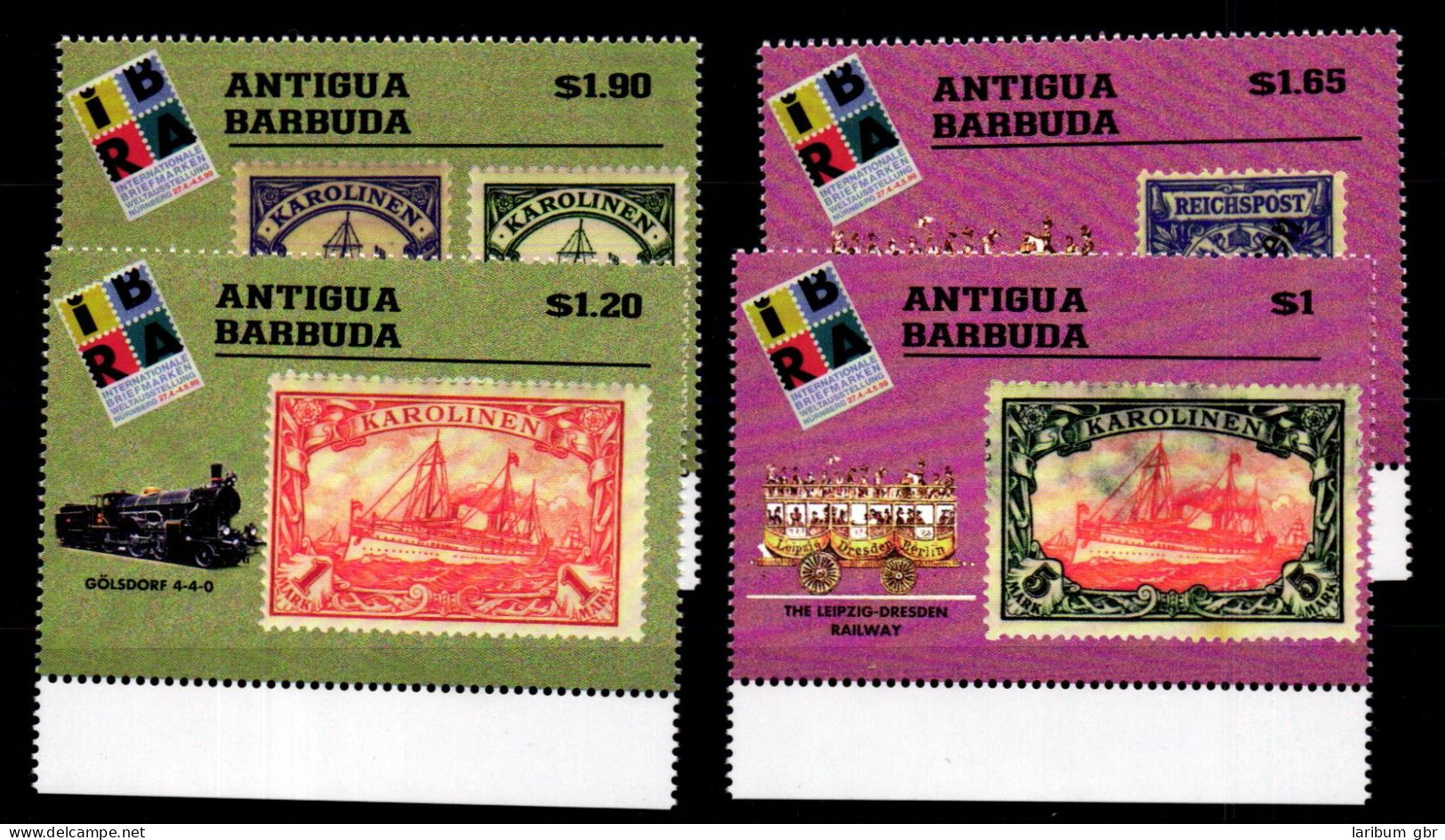 Antigua Und Barbuda 2984-2987 Postfrisch #FU752 - Antigua Und Barbuda (1981-...)