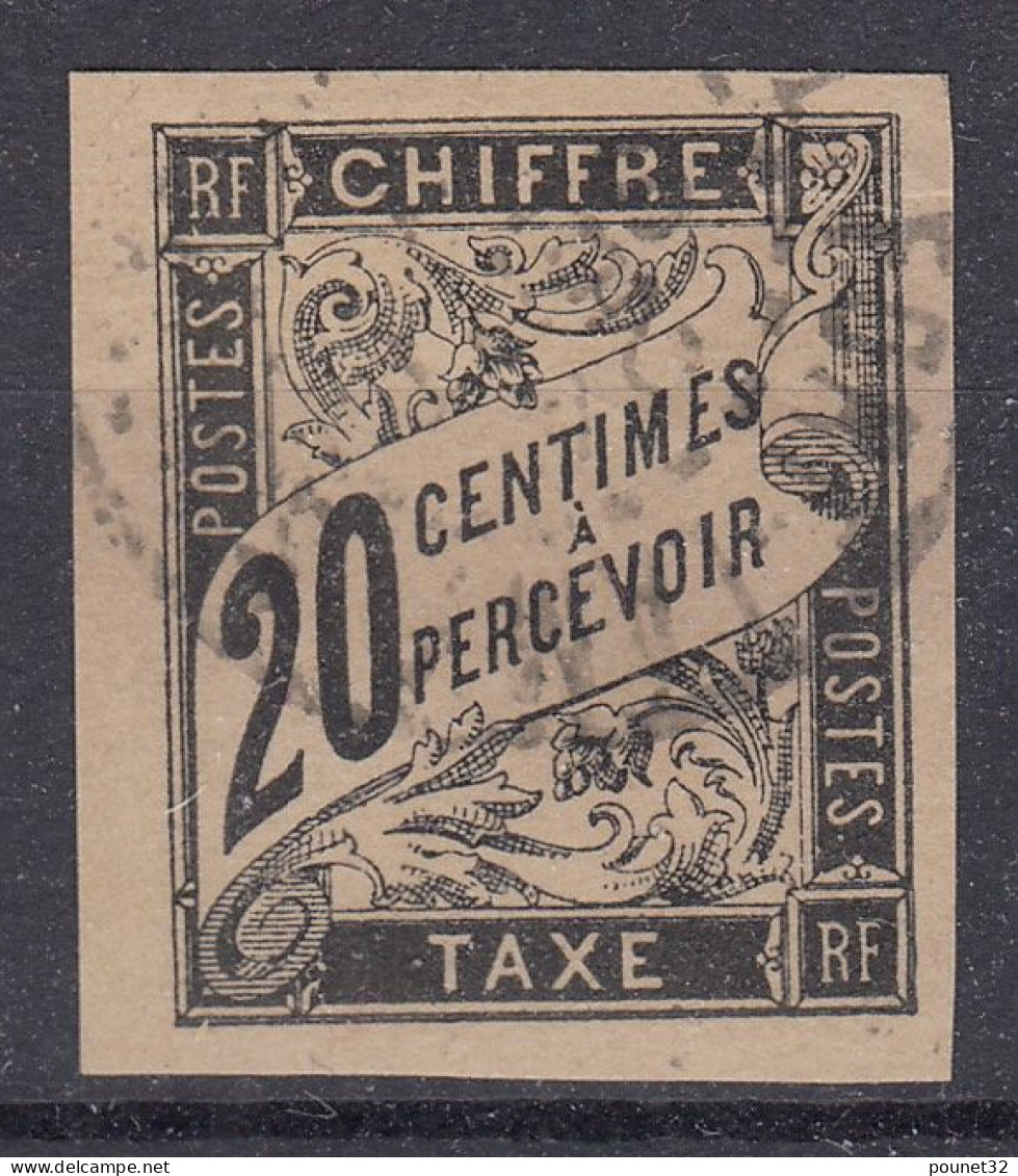 COLONIES GENERALES TAXE N° 8 SUPERBES MARGES OBLITERATION LEGERE - Strafportzegels