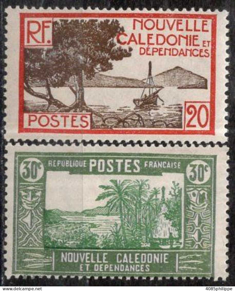 Nvelle CALEDONIE Timbres-Poste N°145** & 147** Neufs Sans Charnières TB Cote : 3€00 - Unused Stamps