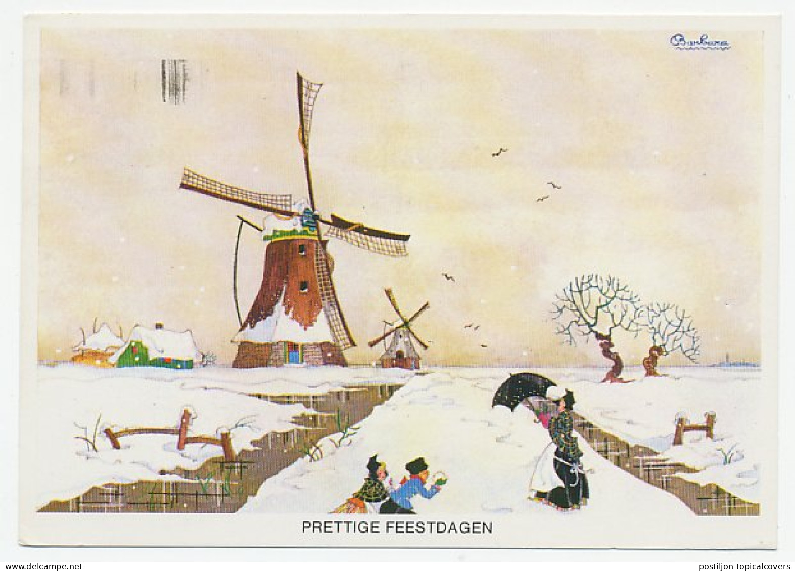 Em. Kind 1974 - Nieuwjaarsstempel Schiedam - Sin Clasificación