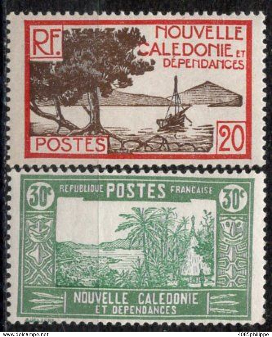 Nvelle CALEDONIE Timbres-Poste N°145** & 147** Neufs Sans Charnières TB Cote : 3€00 - Nuevos