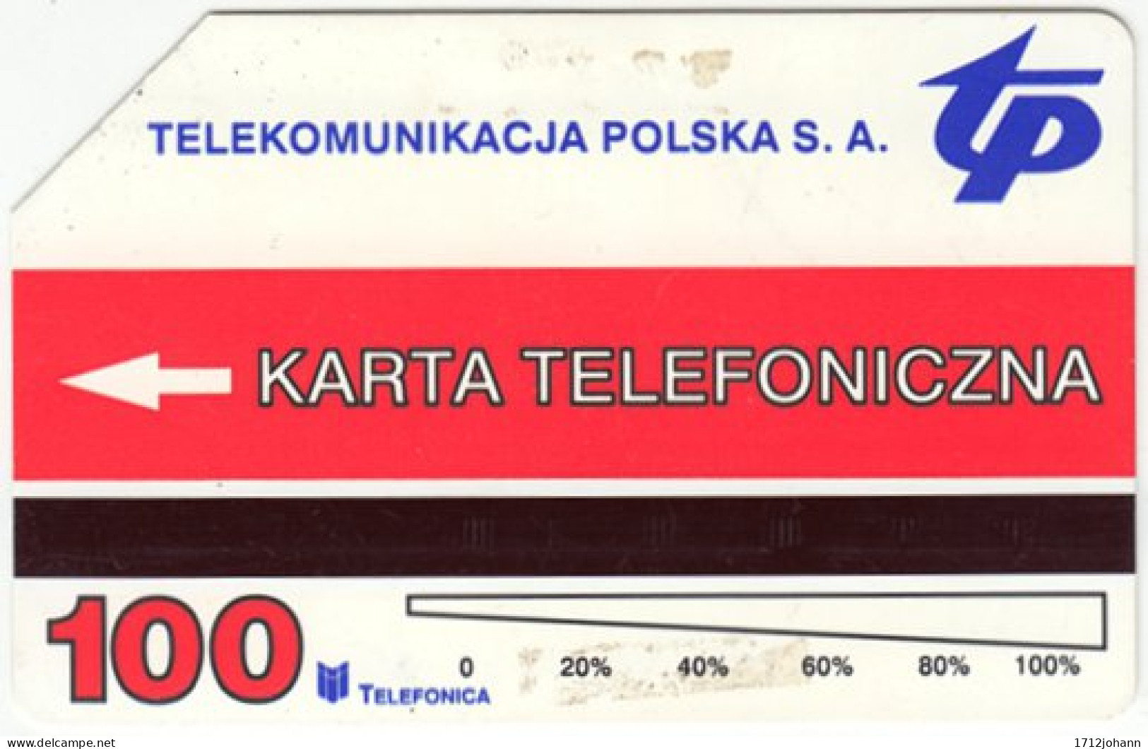 POLAND B-941 Magnetic Telekom - Religion, Church - Used - Pologne