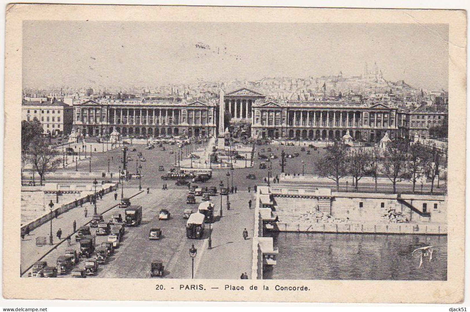 75 - PARIS - Place De La Concorde - 1942 / Voitures - Squares