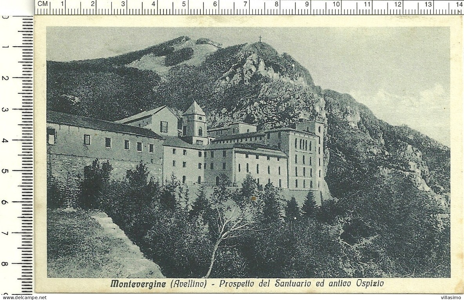 Campania - Avellino - Montevergine - Prospetto Del Santuario Ed Antico Ospizio - V. ANNI ’30 - Avellino