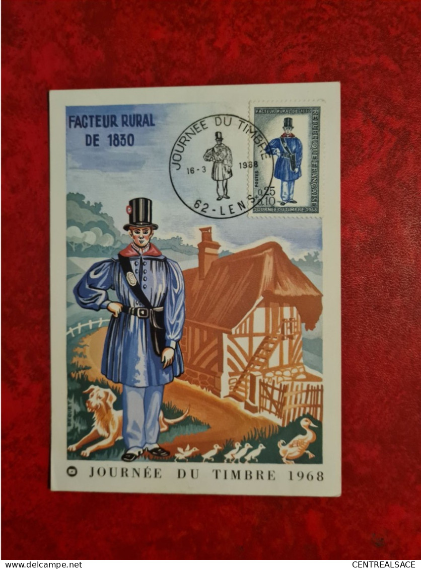 FDC 1968 MAXI  JOURNEE DU TIMBRE LENS - 1960-1969