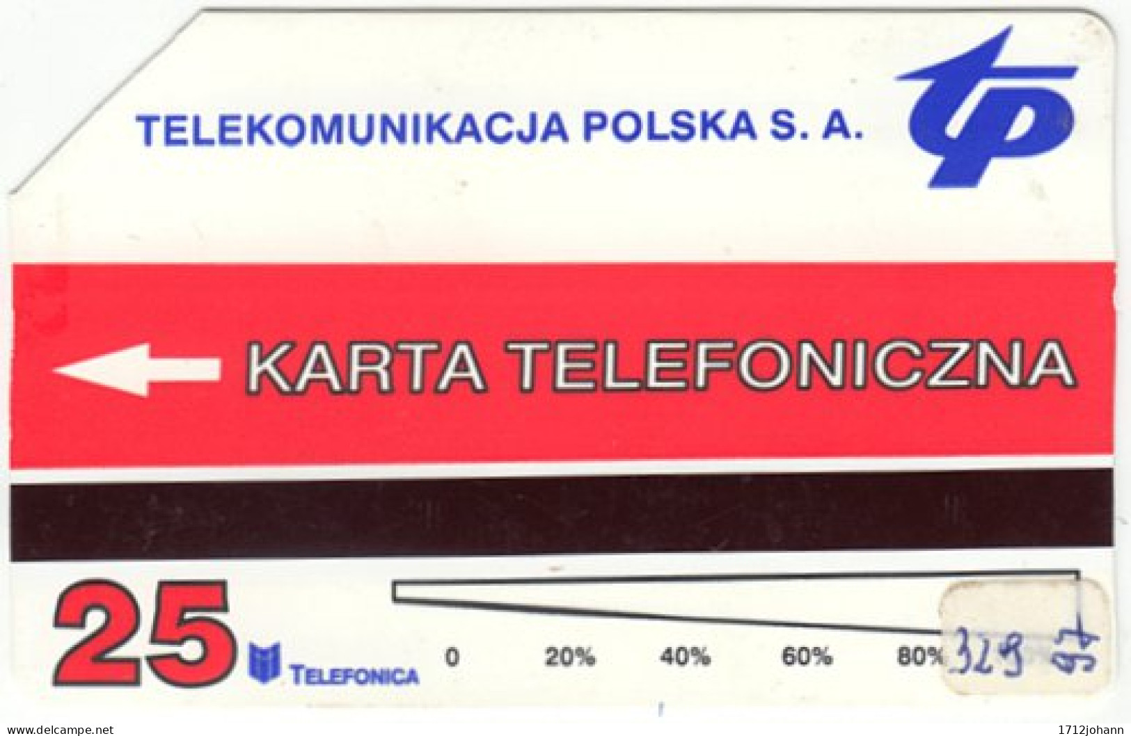 POLAND B-970 Magnetic Telekom - Culture, Statue - Used - Pologne