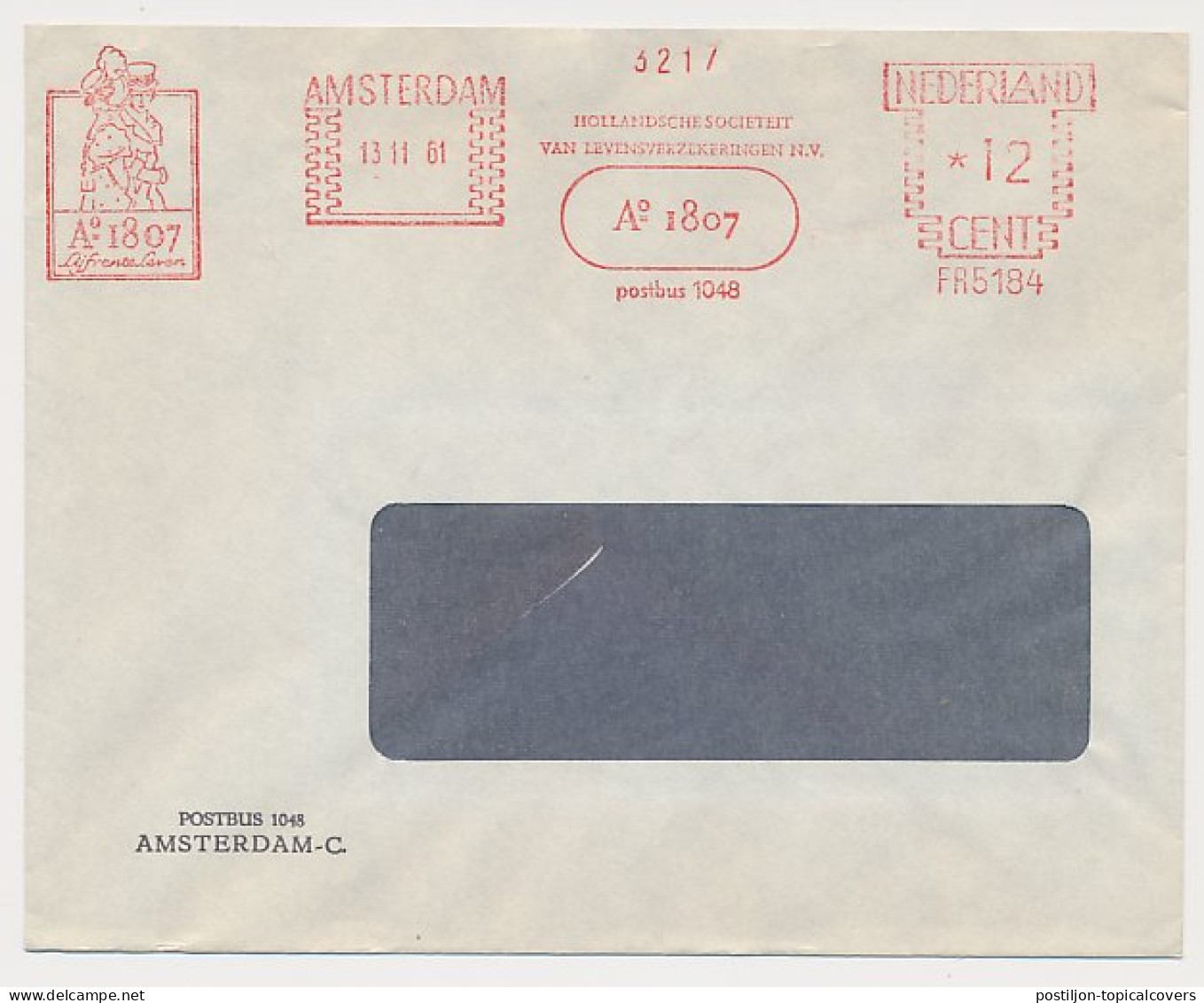 Meter Cover Netherlands 1961 Costume - Amsterdam  - Disfraces