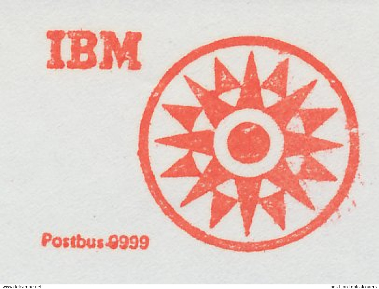Meter Cut Netherlands 1970 IBM - Informática