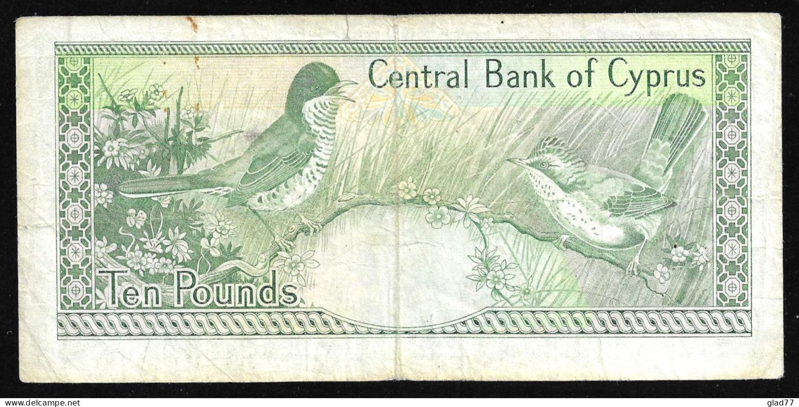 Cyprus  10 POUNDS 1.10.1990  Rare! - Zypern