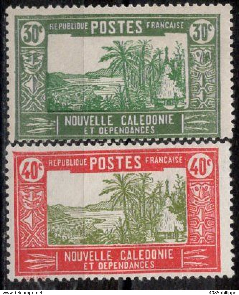 Nvelle CALEDONIE Timbres-Poste N°147** & 148** Neufs Sans Charnières TB Cote : 3€00 - Nuovi